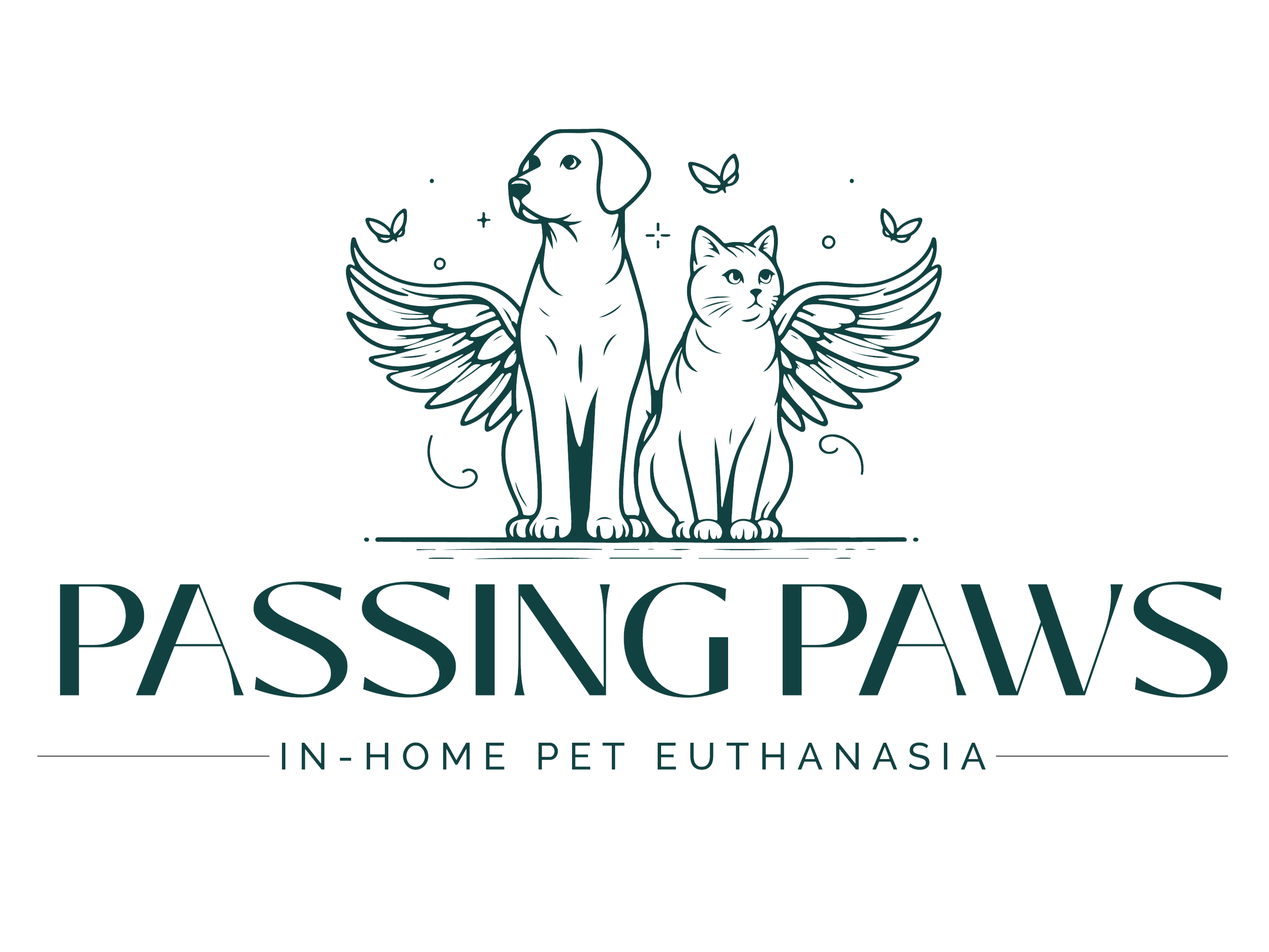 Passing Paws In-Home Euthanasia Logo
